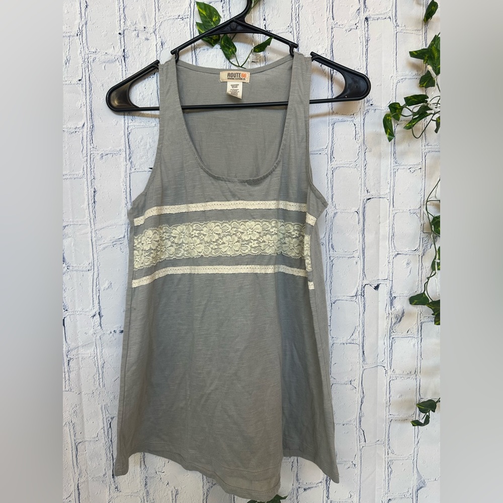 ROUTE 66 aTank grey‎ large
